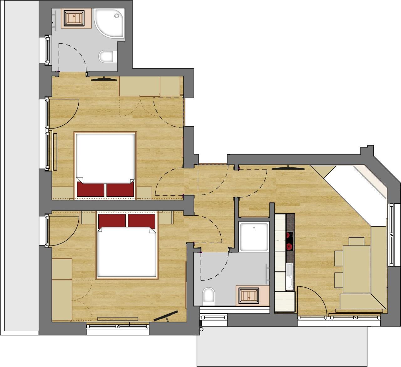 Apartment Kristall 핑켄베르그 외부 사진
